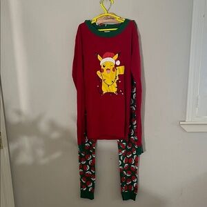Pokemon Hanna Andersson PJs size 12 Holiday